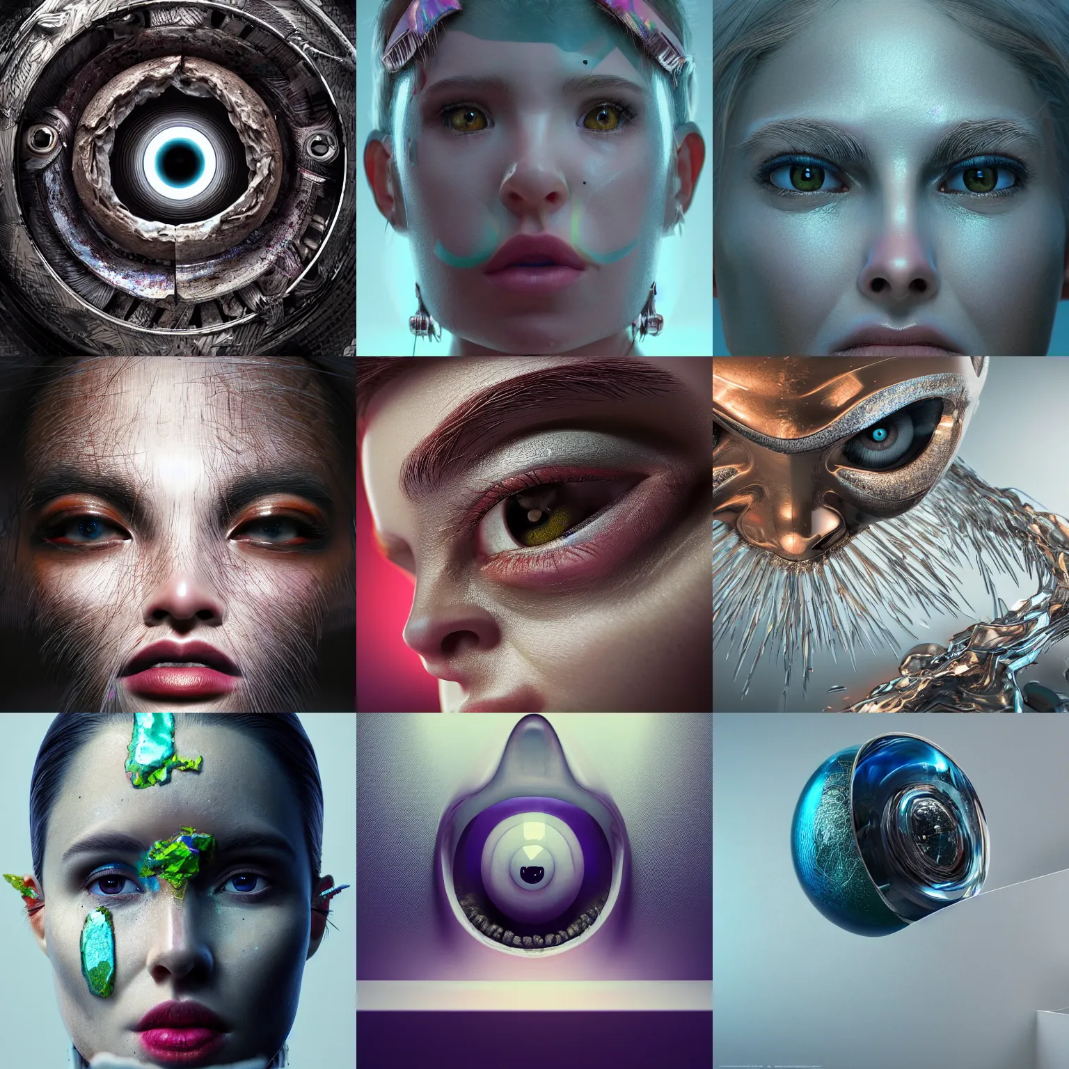 Prompt: 👁🗨 octane render ultra photorealistic hyper detailed, trending on cgsociety, in a contemporary art gallery, 4 k, award - winning, very extremely beautiful, gorgeous