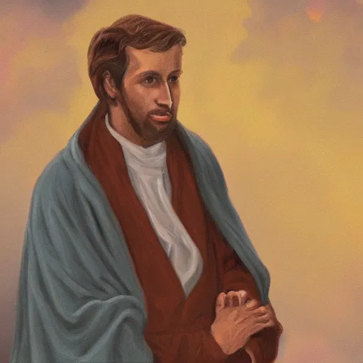 Prompt: painting of muslim joseph smith, 4 k