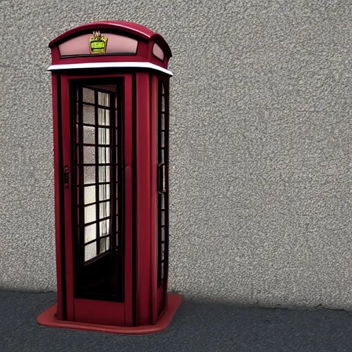 Image similar to art deco phone booth