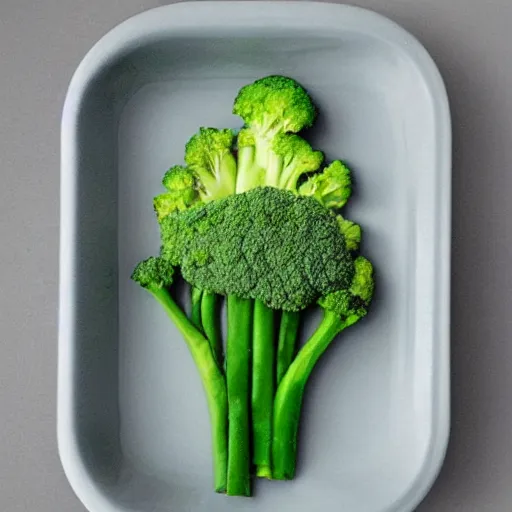 Image similar to barack obama made out of broccoli