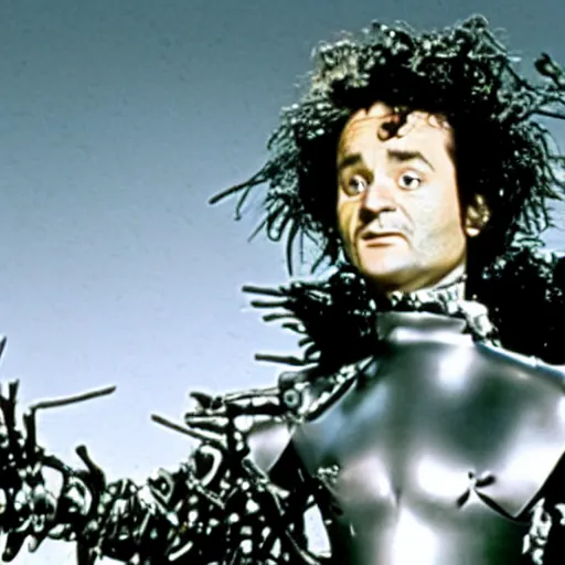 Image similar to bill murray as edward scissorhands