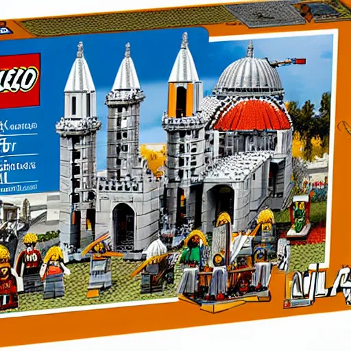 Image similar to 1 4 5 3 fall of constantinople lego set