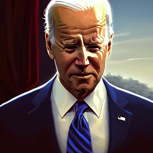 Image similar to joe biden crying, dramatic lighting, cinematic, establishing shot, extremly high detail, photorealistic, cinematic lighting, artstation, style by James Gurney