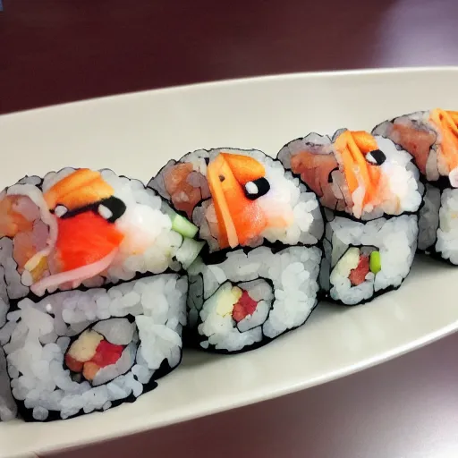 Image similar to hamster sushi