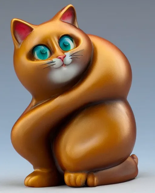 Image similar to disney, discontinued character WAKO CAT , 1940, figurine, detailed product photo