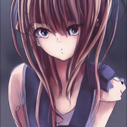 Image similar to anime girl