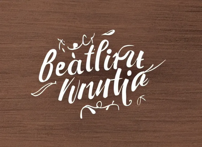 Image similar to beautiful handwriting style lettering