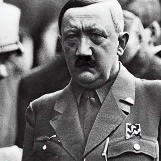 Image similar to hitler with down's syndrome