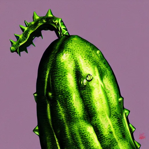 Image similar to pickle shark. hyperdetailed photorealism