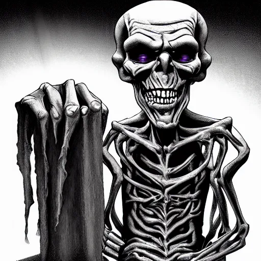 Prompt: the crypt keeper