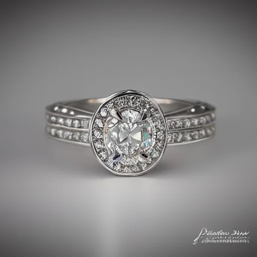 Image similar to gorgeous diamond ring, closeup photo, studio lighting