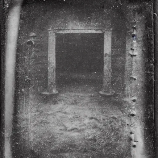 Image similar to tintype photo of a labyrinth