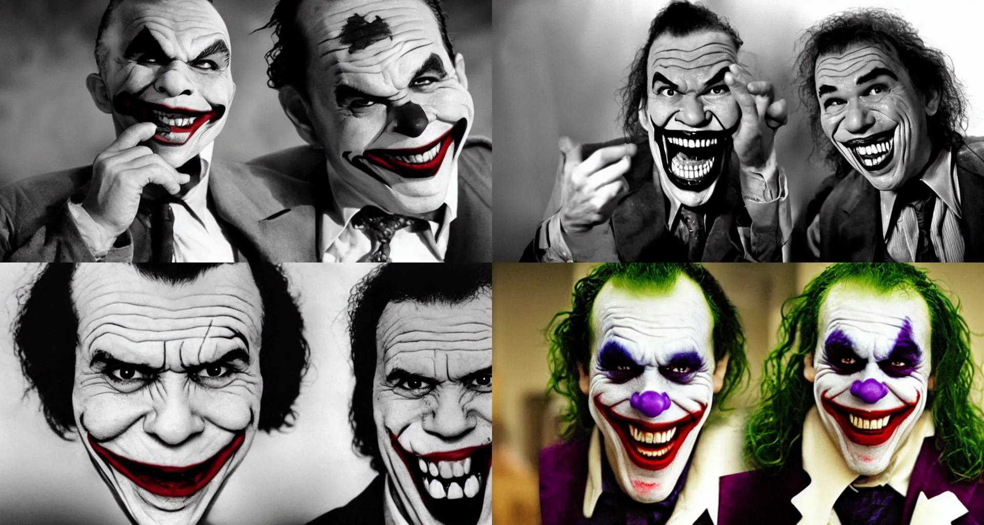 Prompt: Gilbert Gottfried as The Joker