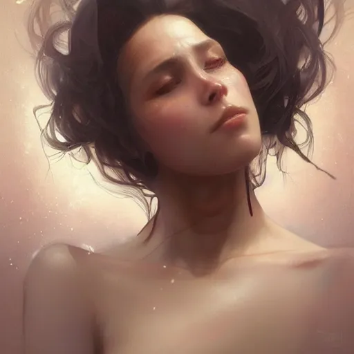 Prompt: a beautiful crying woman, highly detailed, digital painting, artstation, concept art, smooth, sharp, focus, illustration, art by artgerm and greg rutkowski and alphonse mucha