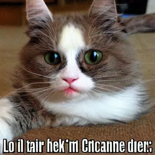 Image similar to lolcat