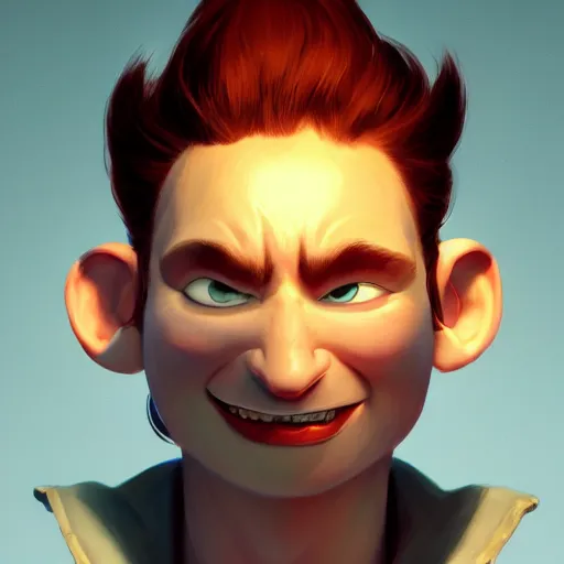 Image similar to Portrait of a dark troll, mattepainting concept Blizzard pixar maya engine on stylized background splash comics global illumination lighting artstation lois van baarle, ilya kuvshinov, rossdraws