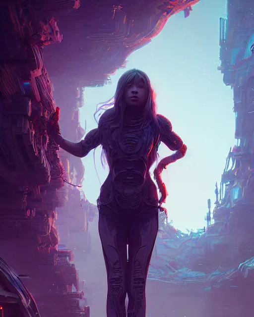 Image similar to mand with long hair finally getting samsung 2 2, sci - fi, missing panels, intricate abstract upper body intricate artwork, full body, by tooth wu, wlop, beeple, dan mumford. concept art, octane render, deviantart, greg rutkowski, cinematic, key art, hyperrealism, iridescent accents