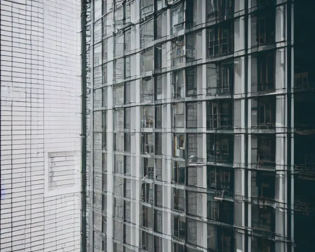 Prompt: a large open building with lots of windows, a photo by kume keiichiro, featured on unsplash, constructivism, photo taken with ektachrome, photo taken with nikon d 7 5 0, high dynamic range