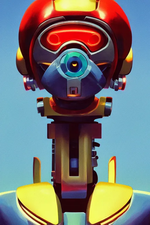 Image similar to metabots medabots medarotto medarot robot minimalist comics helmet mask neon cybereye, behance hd by jesper ejsing, by rhads, makoto shinkai and lois van baarle, ilya kuvshinov, rossdraws global illumination ray tracing hdr radiating a glowing aura