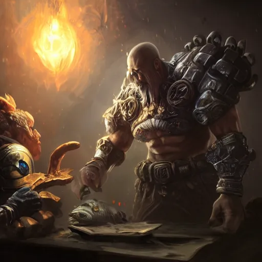 Image similar to bill cosby mixing potions, alchemist, league of legends amazing splashscreen artwork, gears of war, splash art, natural light, elegant, photorealistic facial features, intricate, fantasy, detailed face, atmospheric lighting, anamorphic lens flare, cinematic lighting, league of legends splash art, hd wallpaper, ultra high details by greg rutkowski