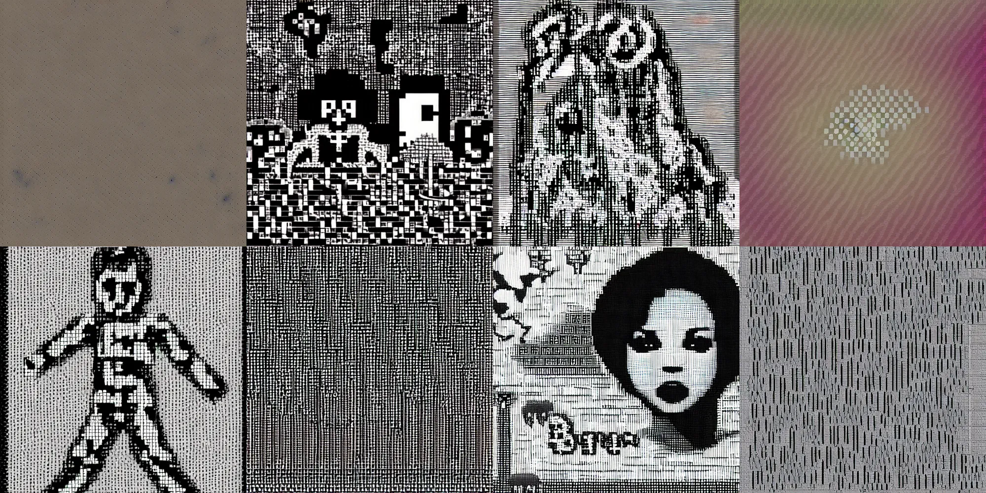 Prompt: a black image, 1 - bit, pixel art, black color