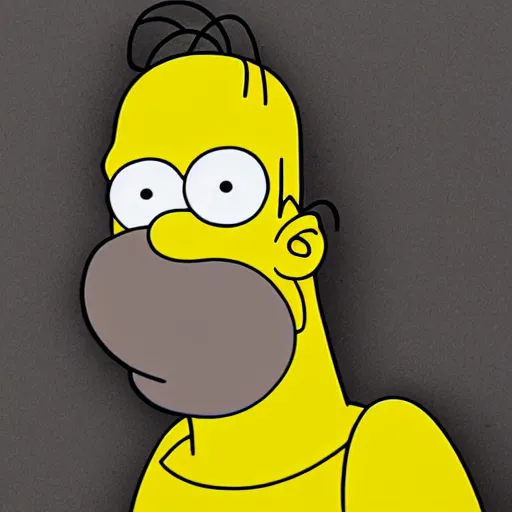 Prompt: photorealistic Homer Simpson