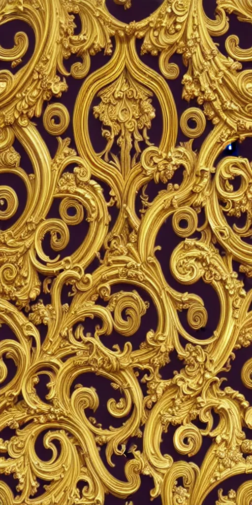 Image similar to the source of future growth dramatic, elaborate emotive Golden Baroque and Rococo styles to emphasise beauty as a transcendental, seamless pattern, symmetrical, large motifs, rainbow syrup splashing and flowing, Palace of Versailles, 8k image, supersharp, spirals and swirls in rococo style, medallions, iridescent black and rainbow colors with gold accents, perfect symmetry, versace baroque, High Definition, photorealistic, masterpiece, 3D, no blur, sharp focus, photorealistic, insanely detailed and intricate, cinematic lighting, Octane render, epic scene, 8K