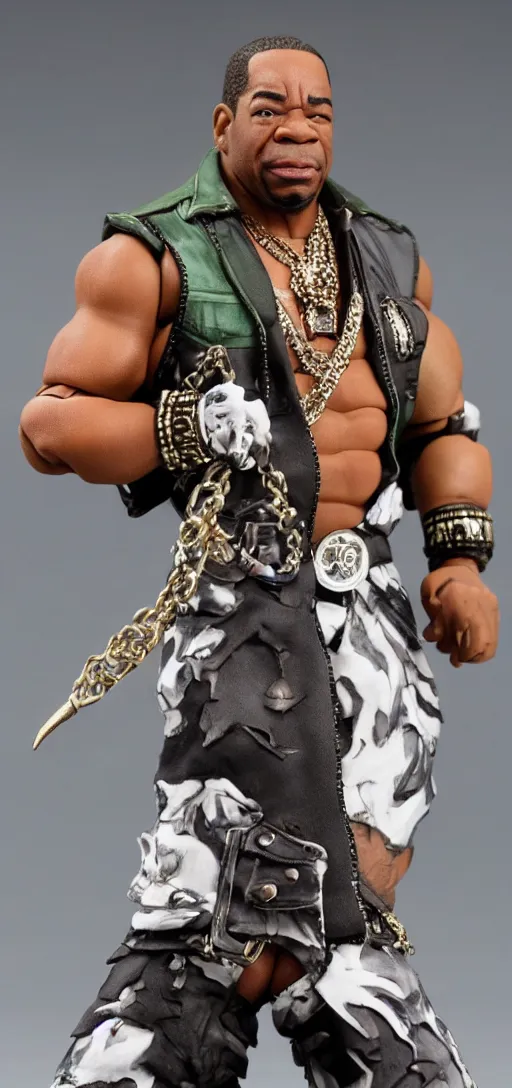 Prompt: busta rhymes as an action figure, soft edges