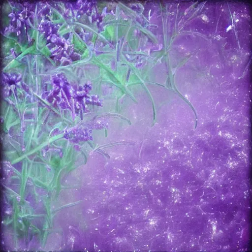 Prompt: crystethereal lavender atrium manipulation image layeredinfusion cybermonday lilac silver silver fuji image pastel lilac sparkle fuji surreal creations serene lilac sparkle grey lilac weeping sirens abstract image collage