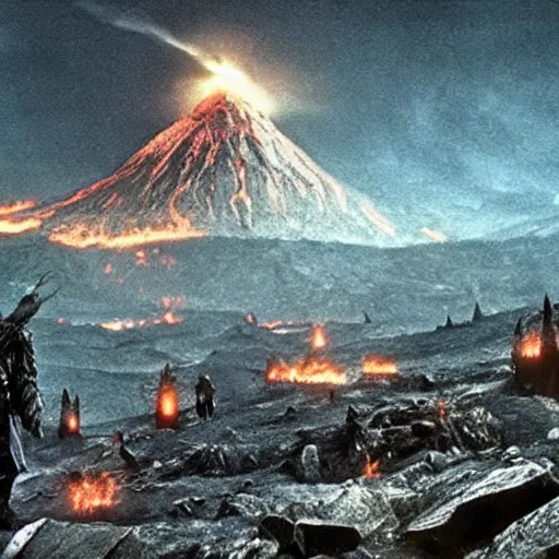 Image similar to mordor was a black, volcanic plain in the southeast of middle - earth to the east of gondor, ithilien, and the great river anduin. mordor was chosen by sauron as his realm because of the mountain ranges surrounding it on three sides, creating a natural fortress against his enemies