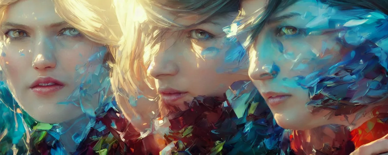 Image similar to wonderful colorful facebook banner. epic cinematic hyperrealism masterpiece. realistic poster with shaded lighting by craig mallismo, artgerm, jeremy lipkin and michael garmash, unreal engine, radiant light, detailed and complex environment, digital art, art station trends, detailed faces, detailed eyes