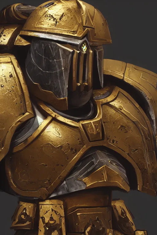 Image similar to armor portrait heros warhammer 4 0 k horus heresy fanart - the primarchs emperor by johannes helgeson animated with vfx concept artist & illustrator global illumination ray tracing hdr fanart arstation zbrush central hardmesh 8 k octane renderer comics stylized