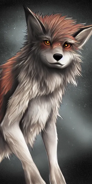 Prompt: gorgeous stylish anthro werefox in the city, photorealistic fursona furry art commission, anime, fullmetal alchemist, furaffinity, extremely detailed, award winning