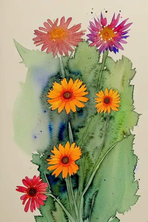Image similar to ( ( ( ( ( ( ( ( ( ( ( ( loose watercolor flowers ) ) ) ) ) ) ) ) ) ) ) ) by prafull sawant and michał jasiewicz and eudes correia