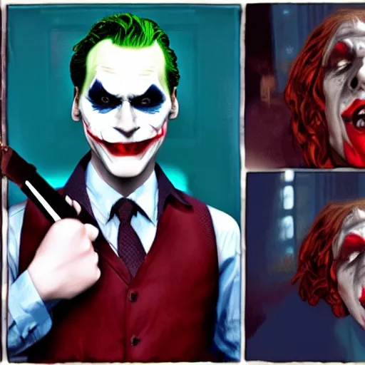 Image similar to jerma as the joker