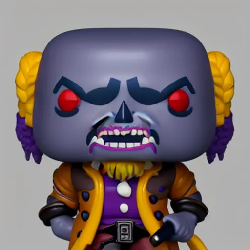 Image similar to LeChuck Funko Pop, cinematic, 8k hd, high quality