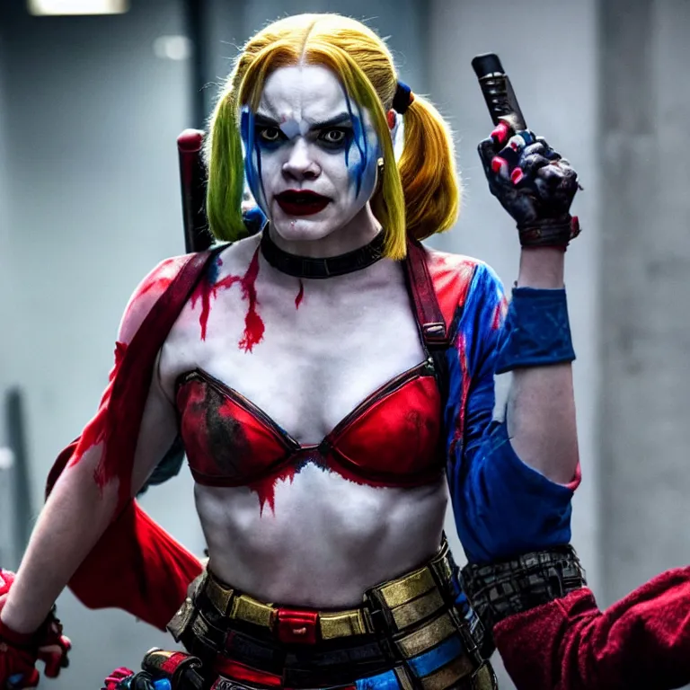 Image similar to Ruth Wilson as Harley Quinn in Suicide Squad