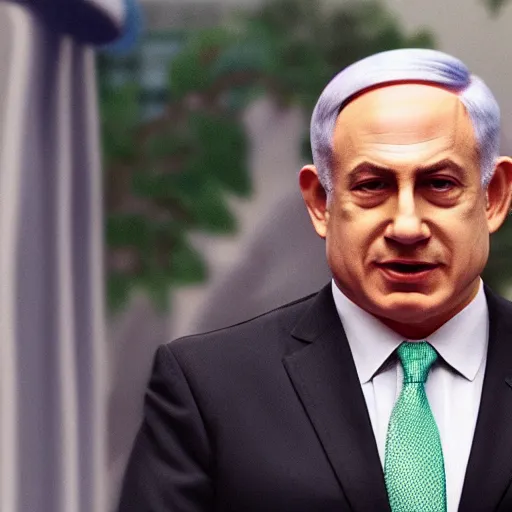 Image similar to Benjamin Netanyahu in Animal Crossing: New Leaf