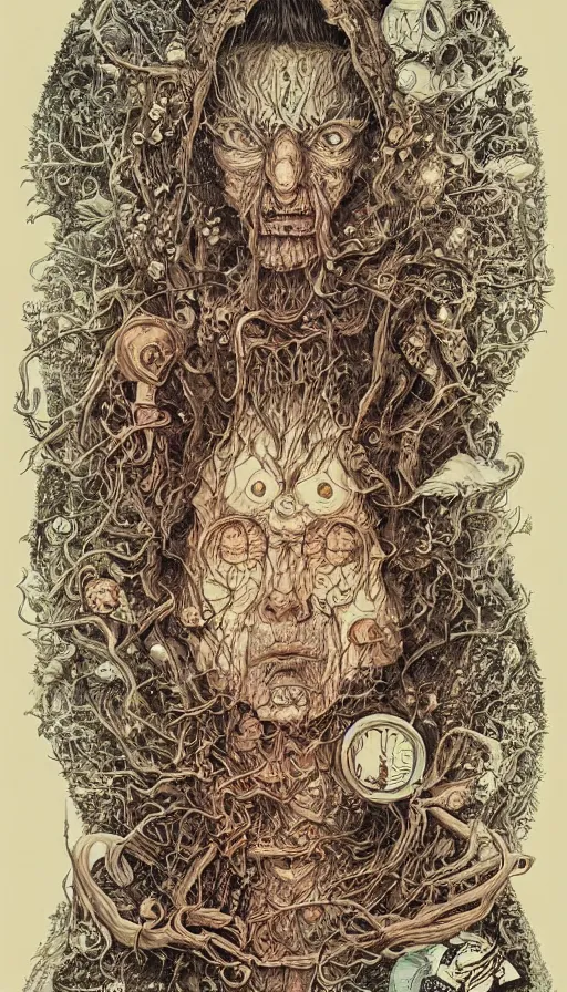 Image similar to portrait painted in jacek yerka style drawn by vania zouravliov and takato yamamoto, inspired by harry potter, intricate acrylic gouache painting, high detail, sharp high detail, artstation