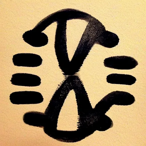 Image similar to zen enso ink