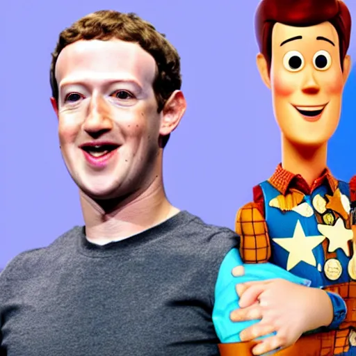 Prompt: mark Zuckerberg as woody from toy story