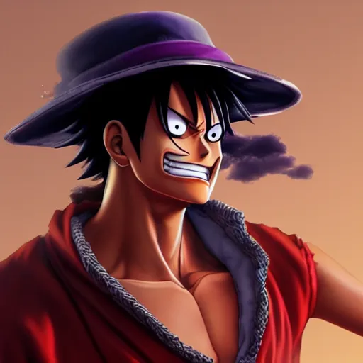 Image similar to luffy, highly detailed, artgerm style, artstation, soft light, sharp focus, illustration, concept art