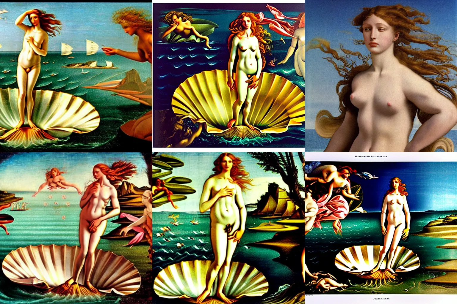 Prompt: The birth of Venus by Annie Leibovitz. Nikon sigma 1/6. Intricate, very detailed