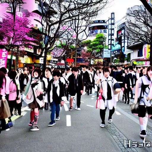 Image similar to harajuku by hisaji hara