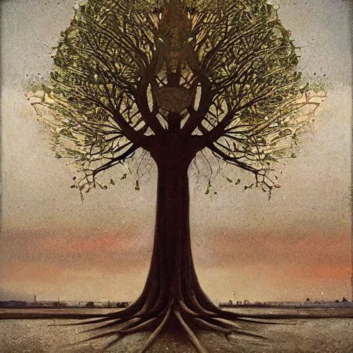 Image similar to tree of life by Dan Witz