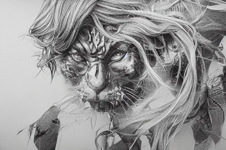 Prompt: “ a extremely detailed stunning drawings by allen william on artstation ”