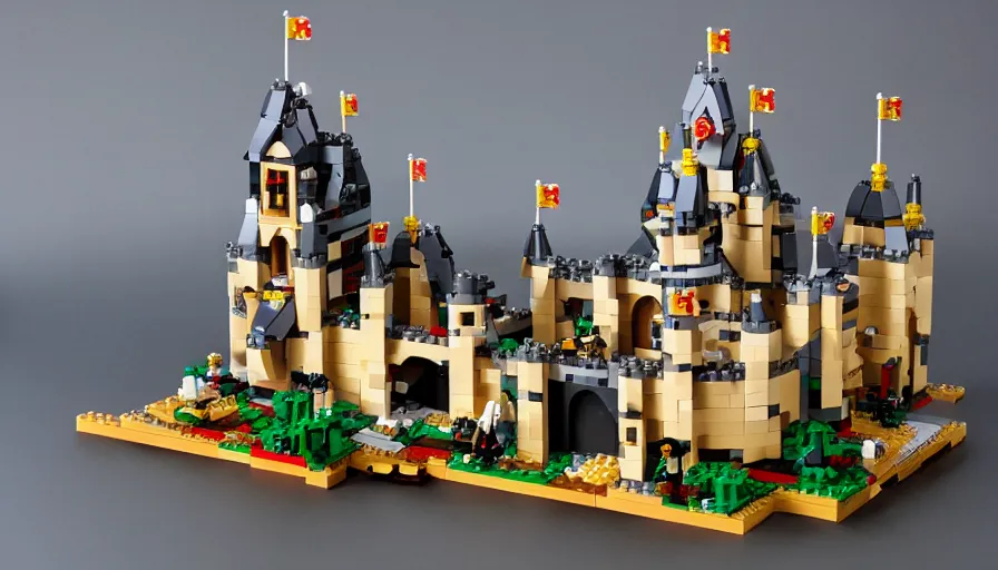 Image similar to lego castle, 8K