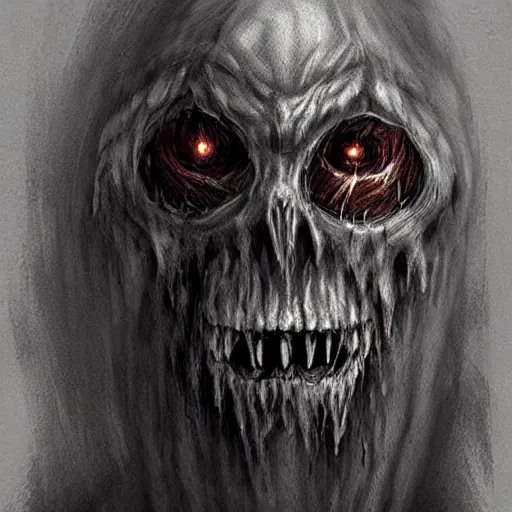 Image similar to scariest monster dark concept art