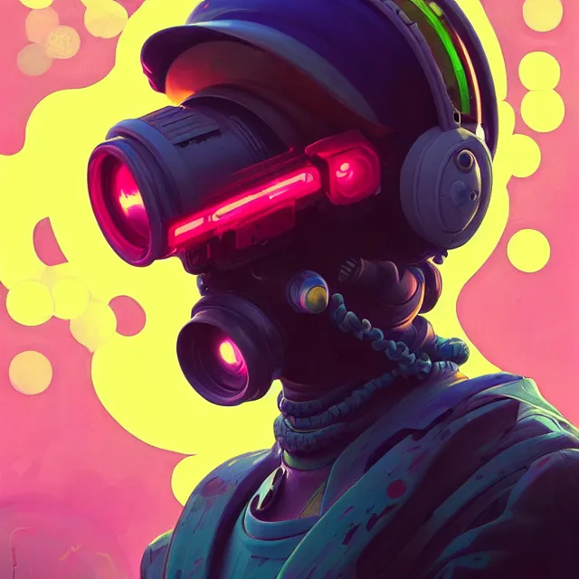 Prompt: a beautiful portrait painting of a ( cyberpunk ) mario by simon stalenhag and pascal blanche and alphonse mucha and nekro and josan gonzalez. in style of digital art. colorful comic, film noirs, symmetry, brush stroke, vibrating colors, hyper detailed. octane render. trending on artstation