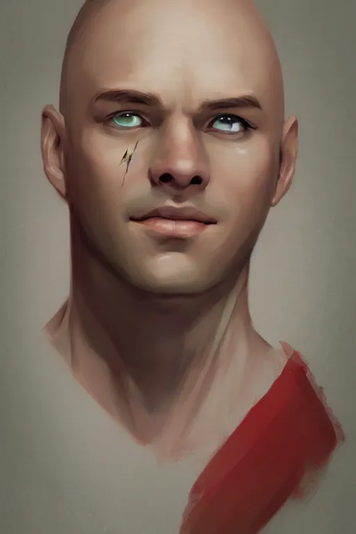 Prompt: Portrait of Charlie brown by Charlie Bowater